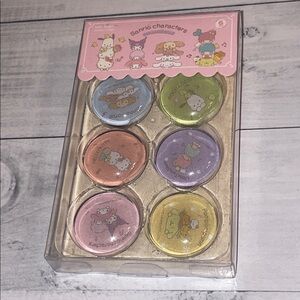 💚Sanrio Characters Stacking Fun Collection Fridge Glass 🧲 Magnet (6)